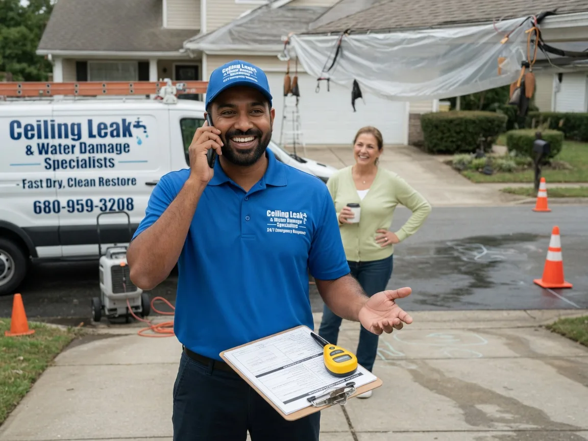 Ceiling Leak Cleanup Ulysses, NE FAQs